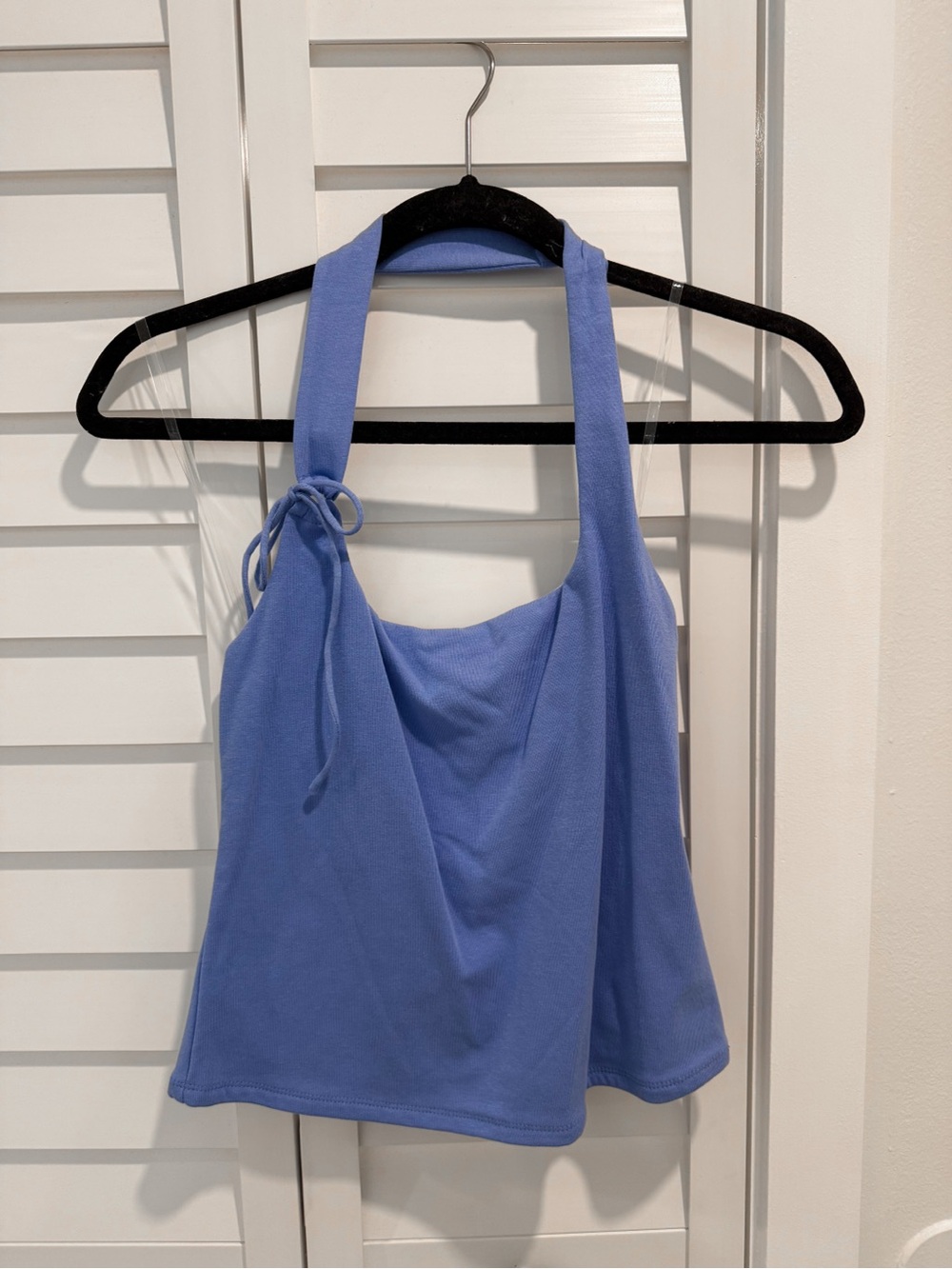 NWT Wild Fable Blue Side-Tie Halter Tank Top